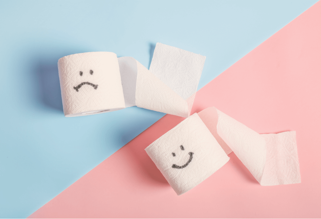 Premium soft Toilet roll with smiley faces 