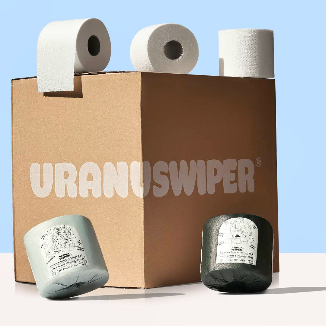 Uranus Wiper toilet rolls made with bamboo